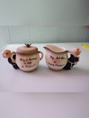 Rare Brother Juniper Vintage Monk Cream And Sugar
